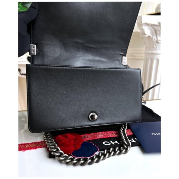 Authentic Chanel Old Boy Quilted Velvet Crossbody Bag 19944074 B0766 - Picture 11 of 16